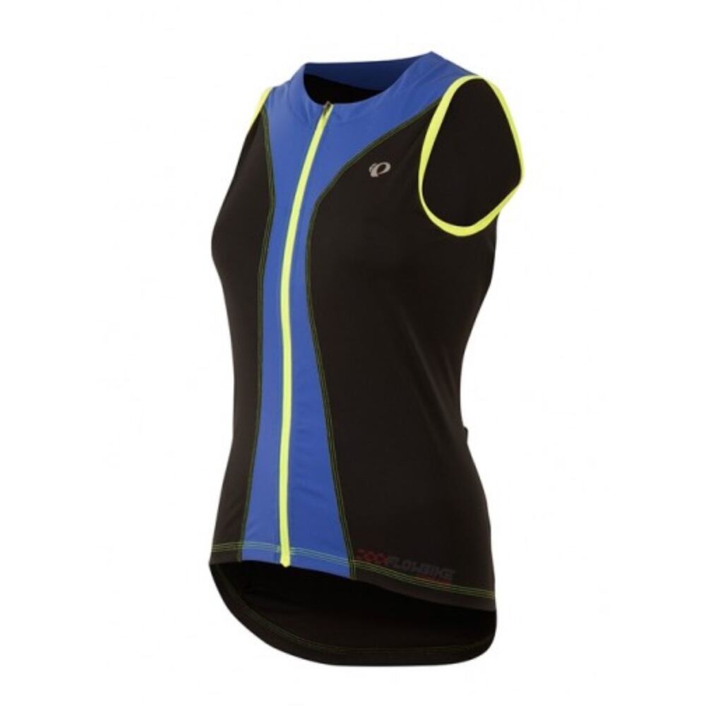 PEARL IZUMI Elite‎ Triathlon Tri Jersey Womens S Cycling Sleeveless Black / Blue
